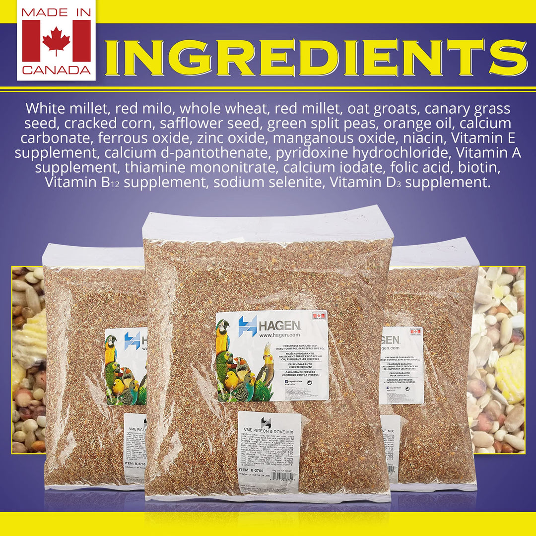 Pigeon & Dove Seed, Nutritionally Complete Bird Food 25 Pound (Pack of 1)