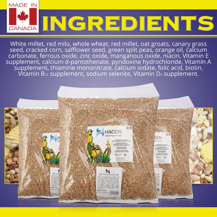 Pigeon & Dove Seed, Nutritionally Complete Bird Food 25 Pound (Pack of 1)