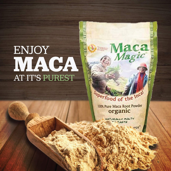 : 100% Organic Raw Powder (2.2 lbs) - Peruvian Premium Grade Superfood - Certified Organic - Vegan - Gluten Free- Perfect for Breakfast, Smoothies, Baking & Ice Cream