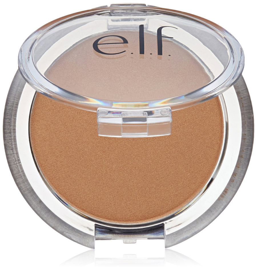 Cosmetics Bronzer Palette, Four Matte and Shimmer Powder Bronzers Create a Sun-Kissed Glow, Deep Bronzer