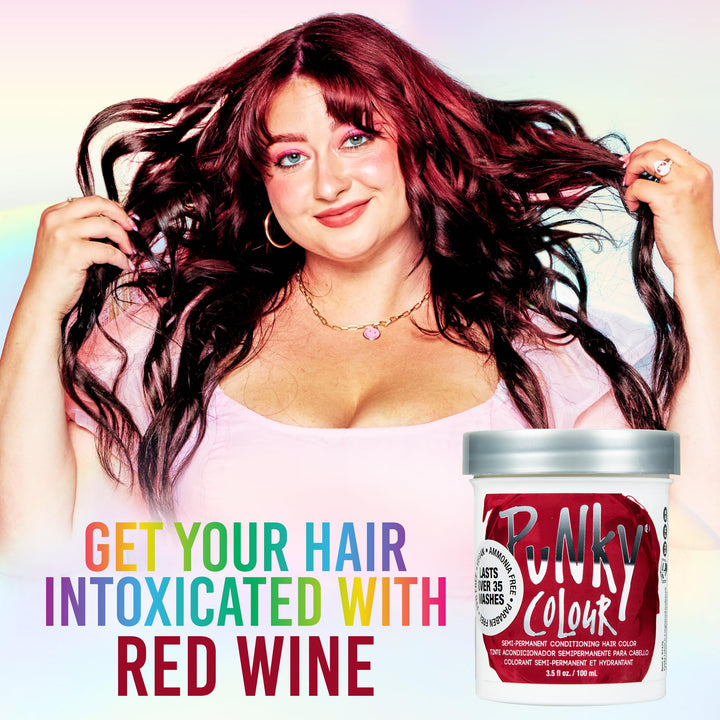 Jerome Russell Semi Permanent Colour Hair Cream 3.5oz Red Wine # 1442