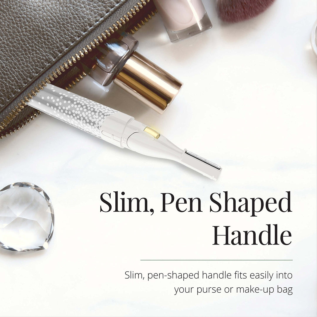 Smooth & Silky Facial Pen Trimmer, Women's Detail Trimmer, MPT3800SSH Color: White