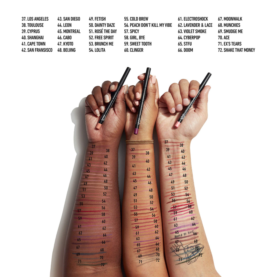 PROFESSIONAL MAKEUP Suede Matte Lip Liner, Vegan Formula - Dainty Daze (Soft Pink)