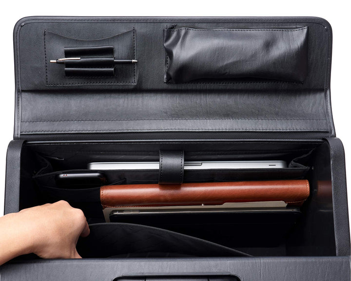 Rolling 17 Laptop Briefcase on Wheels Attache Lawyers Case Legal Size