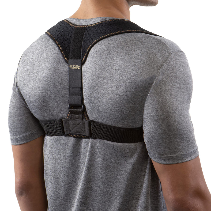 Health Unisex Posture Support, Adjustable,Black