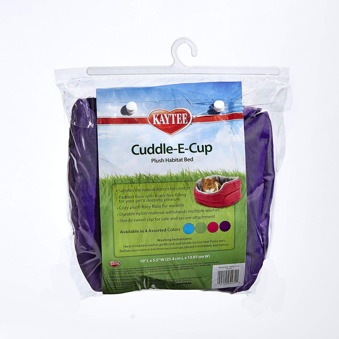 Super Sleeper Cuddle-E-Cup Bed for Pet Guinea Pigs, Rats, Chinchillas and Other Small Animals