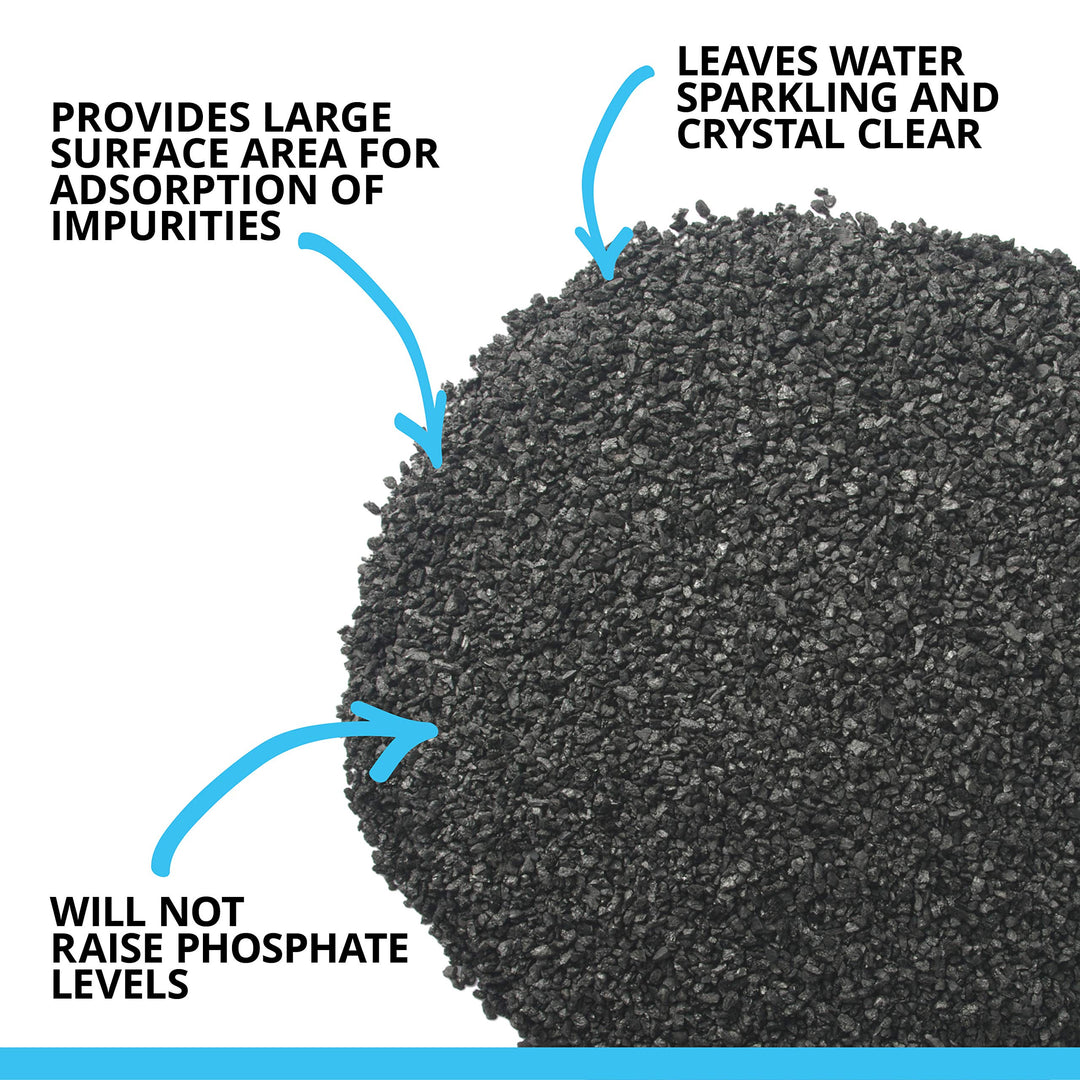 Carbon Filter Media for Aquariums, Premium Bituminous Carbon Inserts, 100-gram Nylon Bags, 3 Count (Pack of 1), A1440