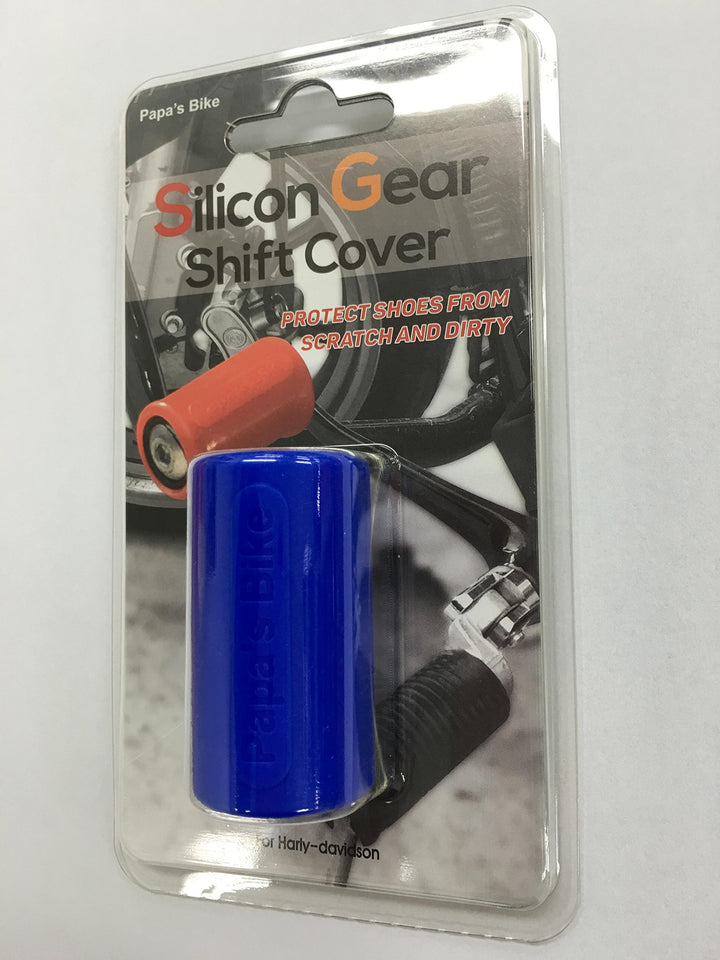 Papa's Bike pb1001 Silicon Gear Shift Pedal Cover for Harley-Davidson - Blue