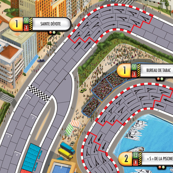 Formula D Board Game - High-Stakes Racing Thrills with Dual-Sided Tracks! Fast-Paced Strategy Game, Fun Family Game for Kids & Adults, Ages 8+, 2-10 Players, 60 Minute Playtime, Made
