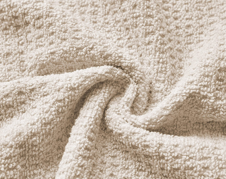 - 8pc Bath Towels Set, Highly Absorbent & Quick Dry Towel, Stylish Bathroom Decor & Dorm Room Essentials (Oasis Grey, 8pc)