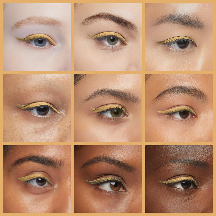PROFESSIONAL MAKEUP Epic Wear Liquid Liner, Long-Lasting Waterproof Matte Eyeliner - Yellow