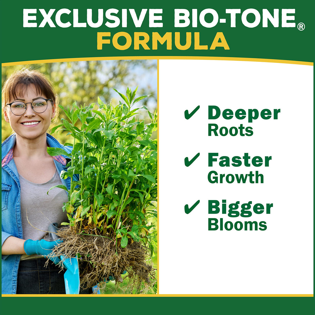 Organic Iron-Tone 3-0-3 Organic Fertilizer and Plant Food to Help Correct Iron Deficiency (Chlorosis). 5 lb. Bag. Turns Yellow to Green, Non Staining Iron