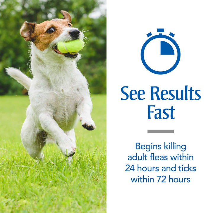 for Dogs, Flea and Tick Treatment for Large Dogs (45-88 Pounds), Includes 3 Month Supply of Topical Flea Treatments