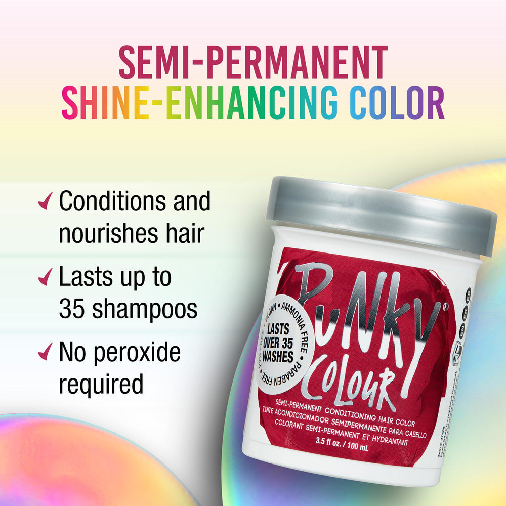 Poppy Red Semi Permanent Conditioning Hair Color, 3.5oz