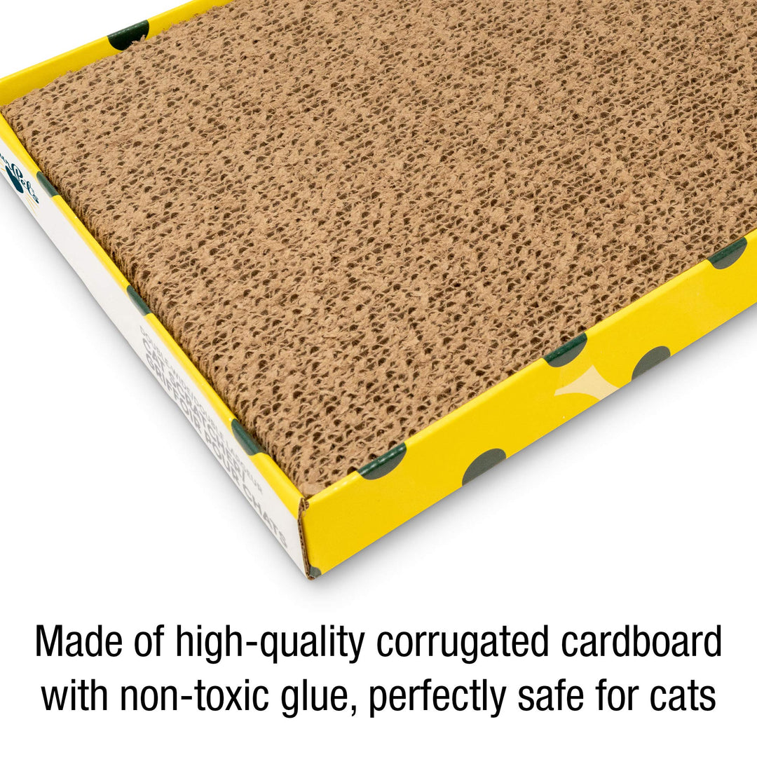 Cosmic Cat Scratcher, North-American Grown Catnip Included, Reversible for Twice the Use, 18.13 x 10.13 x 1.25