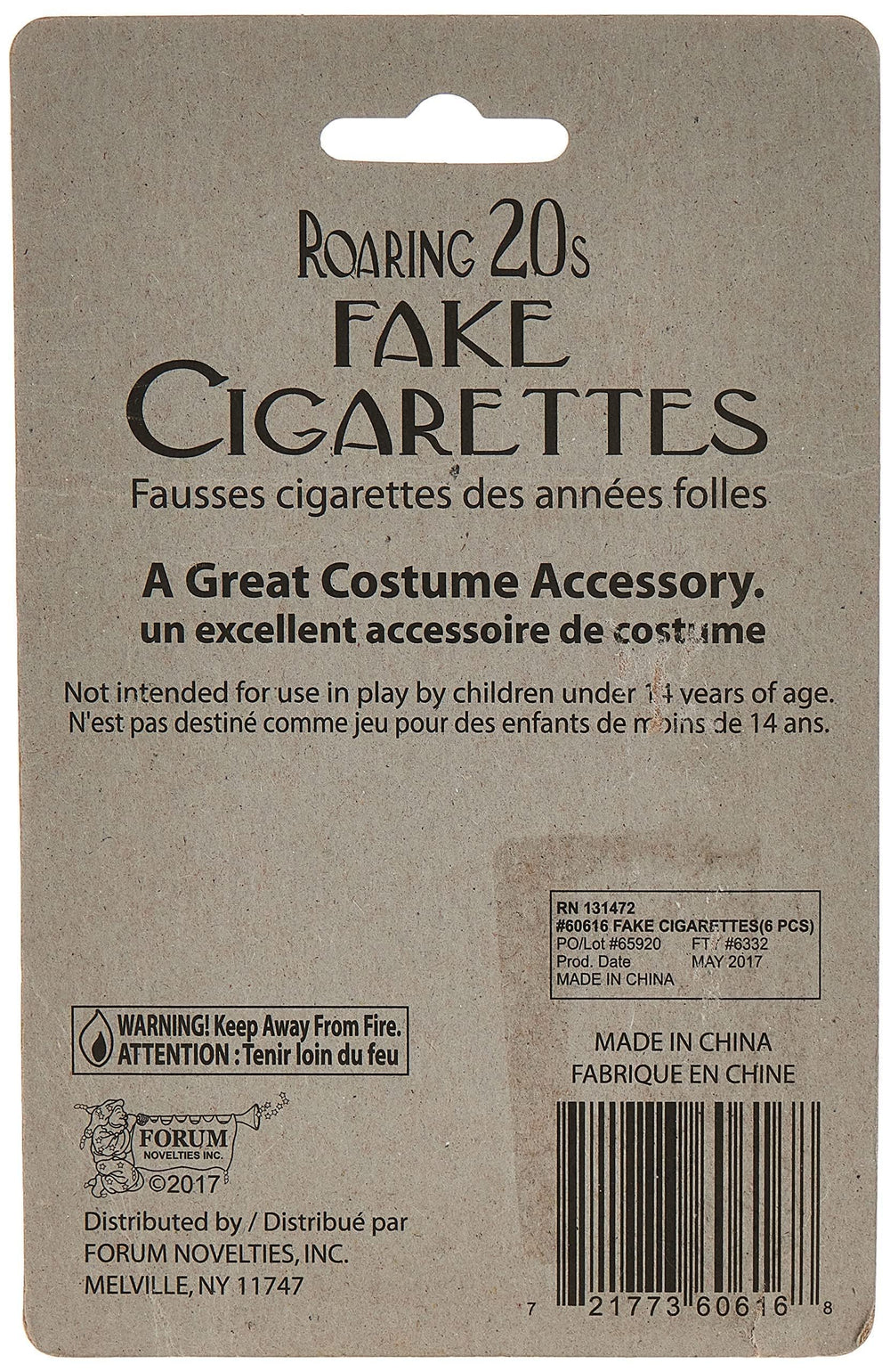 Fake Cigarettes - Pack of 6