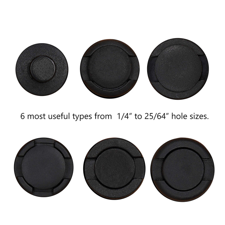 102pcs 6.3mm 8mm 9mm 10mm Bumper Push Fasteners Rivet Clips Expansion Screws Replacement Kit