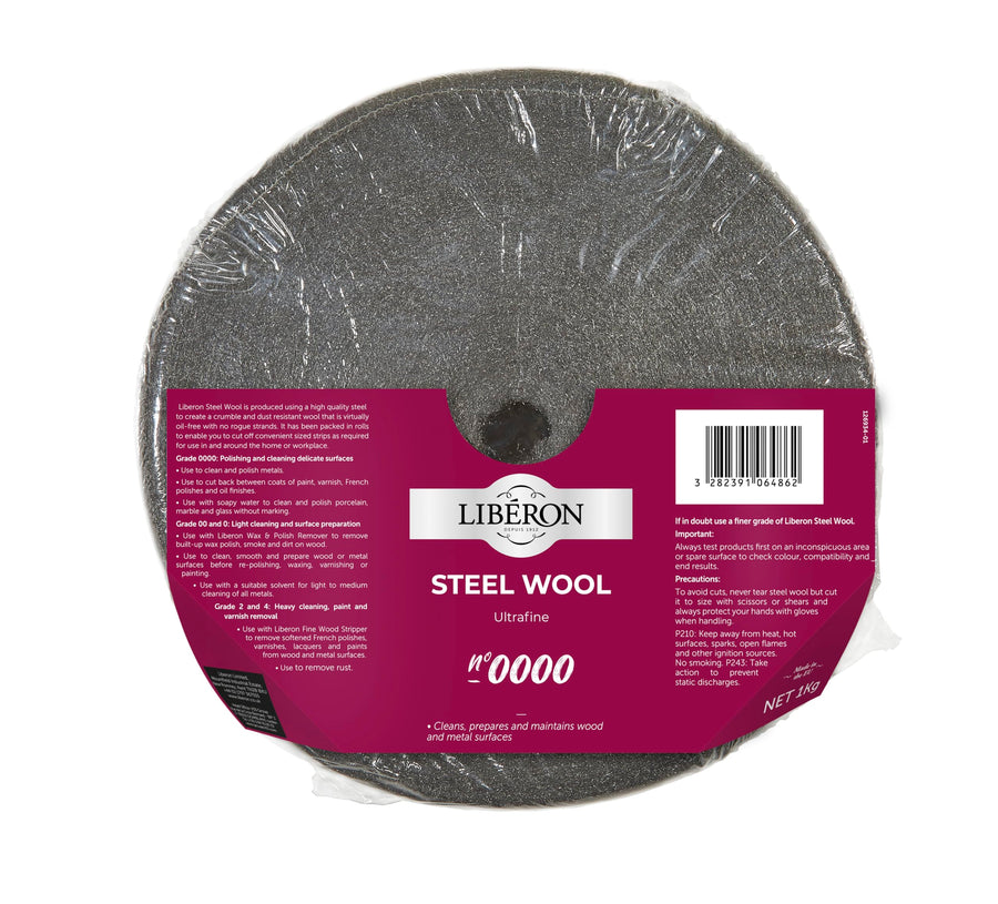 Liberon Steel Wool #0000 1kg Roll