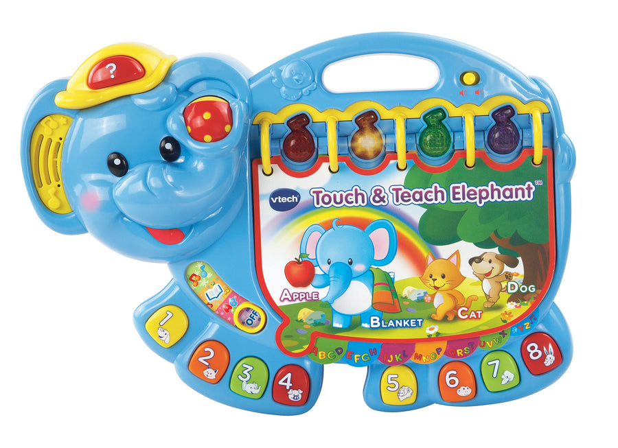 Touch and Teach Elephant Book , Blue
