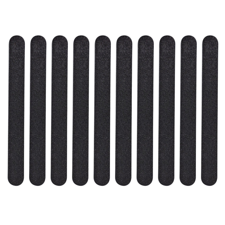 GETI BEAUTY Standard Black 100/180 Washable Nail File Made in USA (Pack of 10)