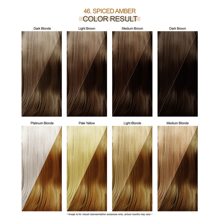 Shining Semi Permanent Hair Colour, 46 Spiced Amber