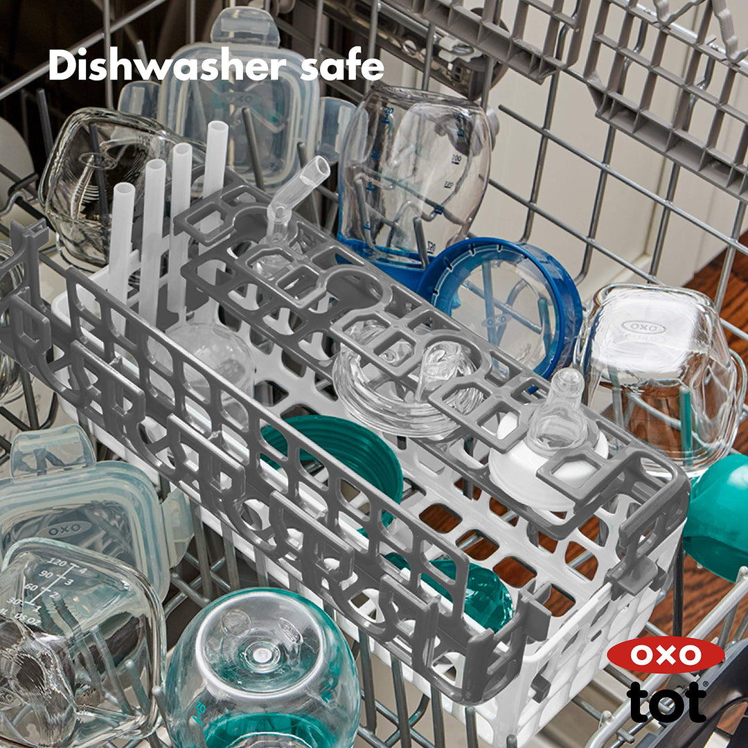 Tot Dishwasher Basket, Gray