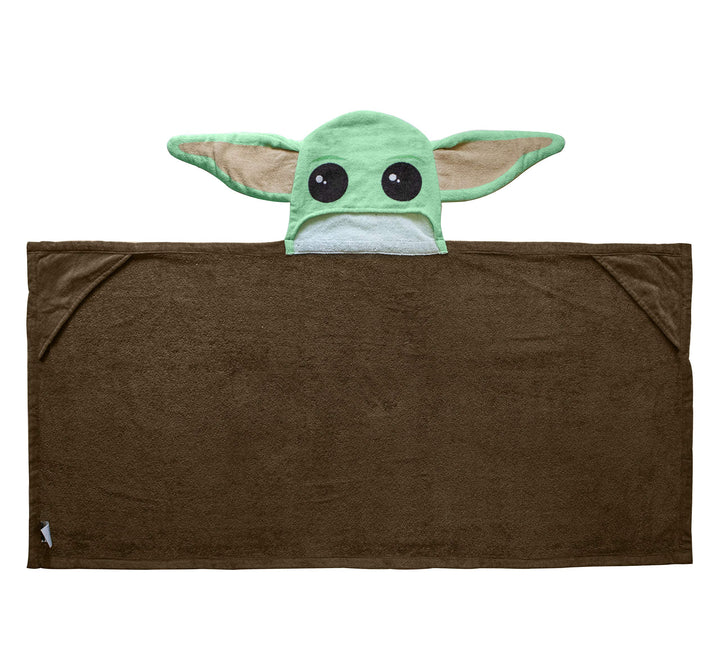 Star Wars Mandalorian Baby Yoda Hooded Bath Towel with Ears