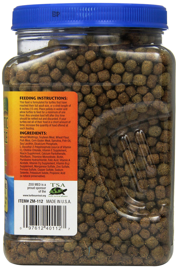 Natural Aquatic Turtle Food, Maintenance Formula, 24-Ounce
