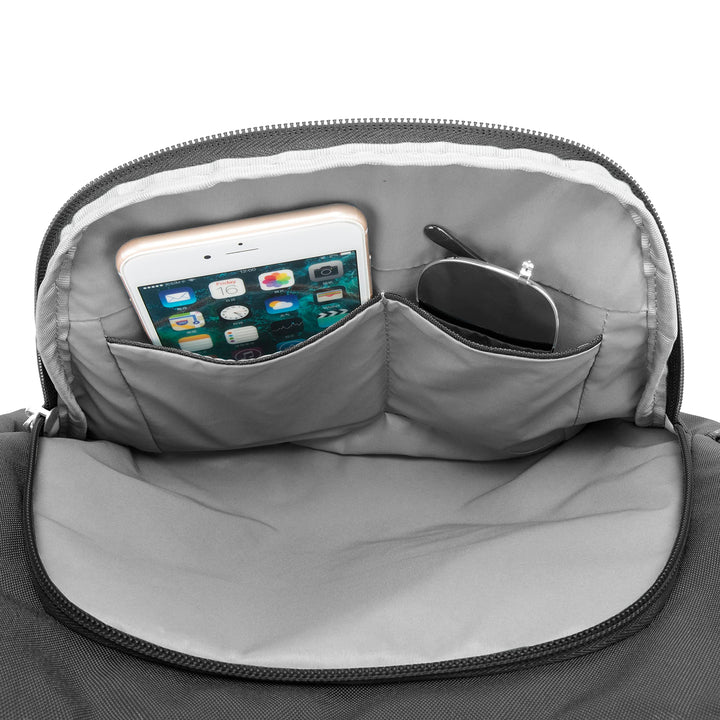 Anti-Theft Cross-Body Bucket Bag, Black, One Size