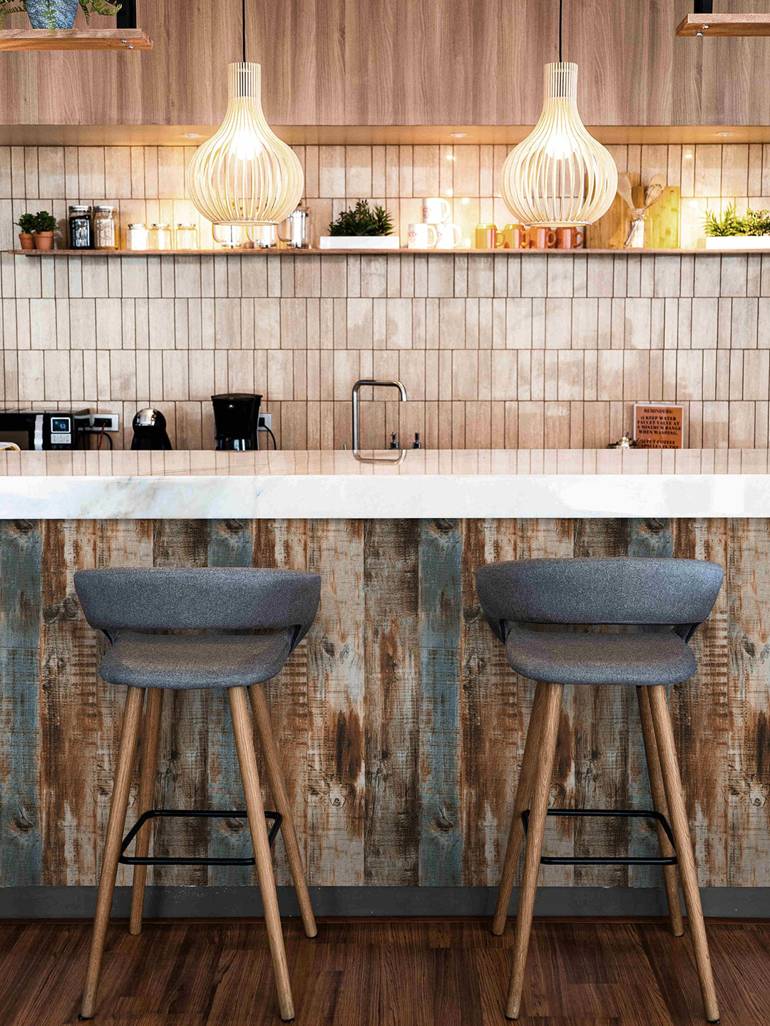 Brand 196x17.3 Peel and Stick Wallpaper Wood Wallpaper Wood Contact Paper for Cabinets Tables Walls Desks Self Adhesive Removable Wallpaper for Bedroom Living Room Kitchen Backsplash Roll