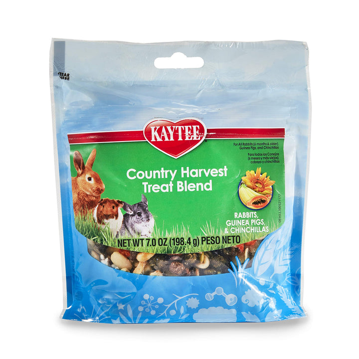 Country Harvest Treat Blend for Pet Rabbits, Guinea Pigs and Chinchillas, 7 oz