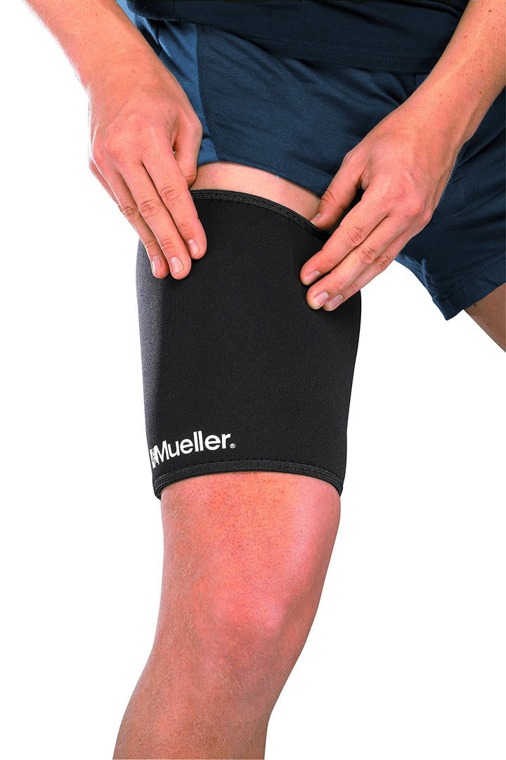 Thigh Sleeve, For Men and Women, Black, Large