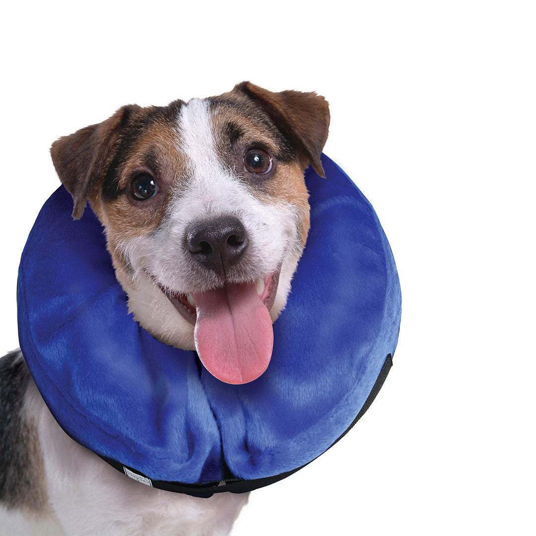 - Cloud Collar - Plush, Inflatable E-Collar - For Injuries, Rashes and Post Surgery Recovery - For Medium Dogs/Cats