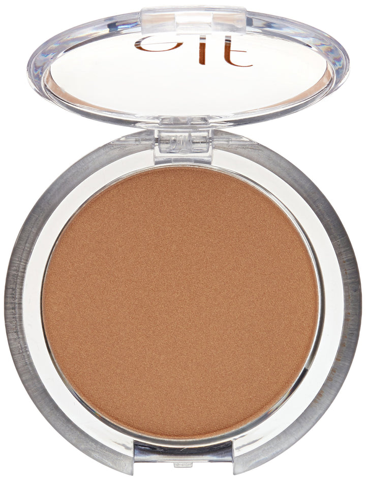 Cosmetics Bronzer Palette, Four Matte and Shimmer Powder Bronzers Create a Sun-Kissed Glow, Deep Bronzer