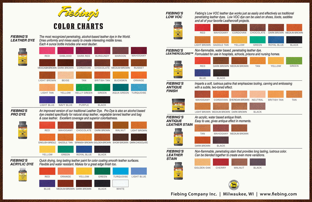 Fiebing's Antique Finish (4 oz) - Two-Toned Effect Emphasizes Leathercraft Embossing - Antiquing & Restoration Paste for Contrasted Accent Finish on Leather Boot, Shoe, Purse, Belt (Medium Brown)