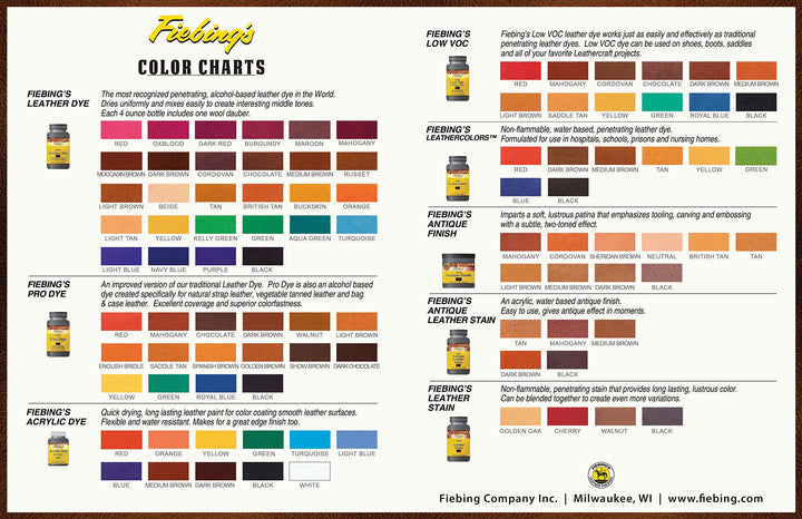 Fiebing's Antique Finish (4 oz) - Two-Toned Effect Emphasizes Leathercraft Embossing - Antiquing & Restoration Paste for Contrasted Accent Finish on Leather Boot, Shoe, Purse, Belt (Medium Brown)