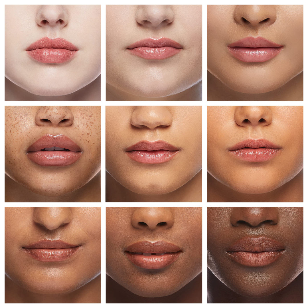 Lip Balm - All Natural Flavored Lip Care with Lip Balm Holder - for Men and Women - Made of 100% Natural Moisturizers - Best for Dry and Chapped Lips - 4 Refreshing Flavors - Made in USA