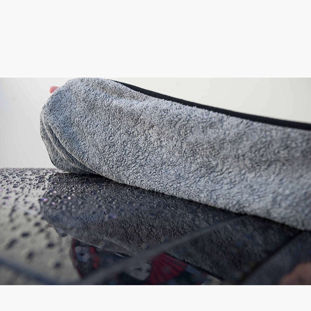 MIC_1024_1 Ultra-Plush Micro-Cotton Microfiber Towel, Gray (17 in. x 24 in.)