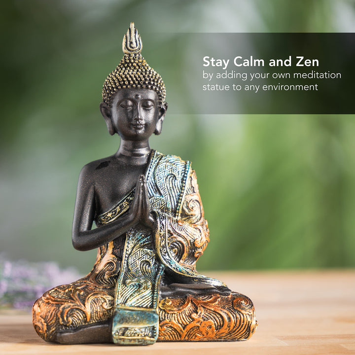 Buddha Statue - Buda - Buddha Decor - Budha - Buddah - Budda - Buddah Statue for Indoor - Budhist Decor - Small Buddha Statue - Thai Decor - Buddhism Decor by BRT Enterprises