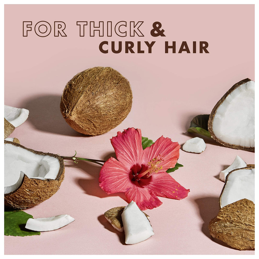 Curl and Shine Coconut Shampoo Coconut and Hibiscus for Curly Hair Paraben Free Shampoo 13 oz