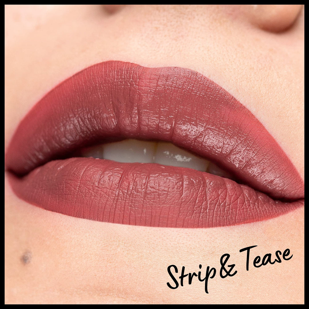 PROFESSIONAL MAKEUP Lip Lingerie XXL Matte Liquid Lipstick - Strip & Tease (Brown Plum)