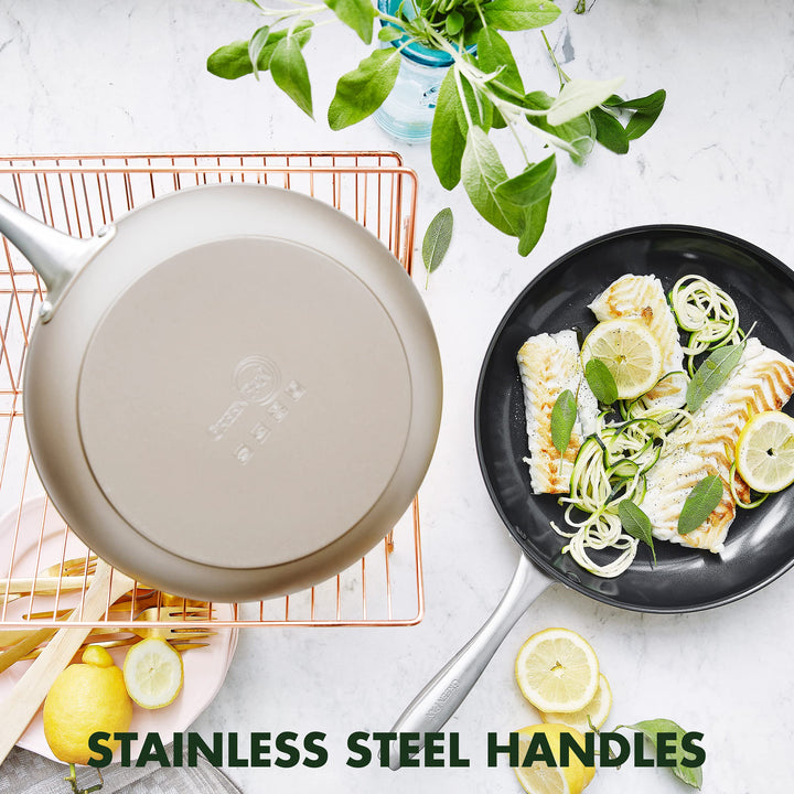 Limited Edition 10th Anniversary 5pc Ceramic Non-Stick Cookware Set, Bronze