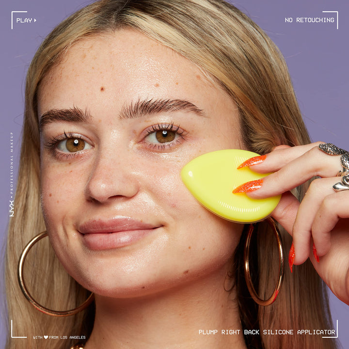 PROFESSIONAL MAKEUP Plump Right Back Silicone Applicator Sponge for Face Primer