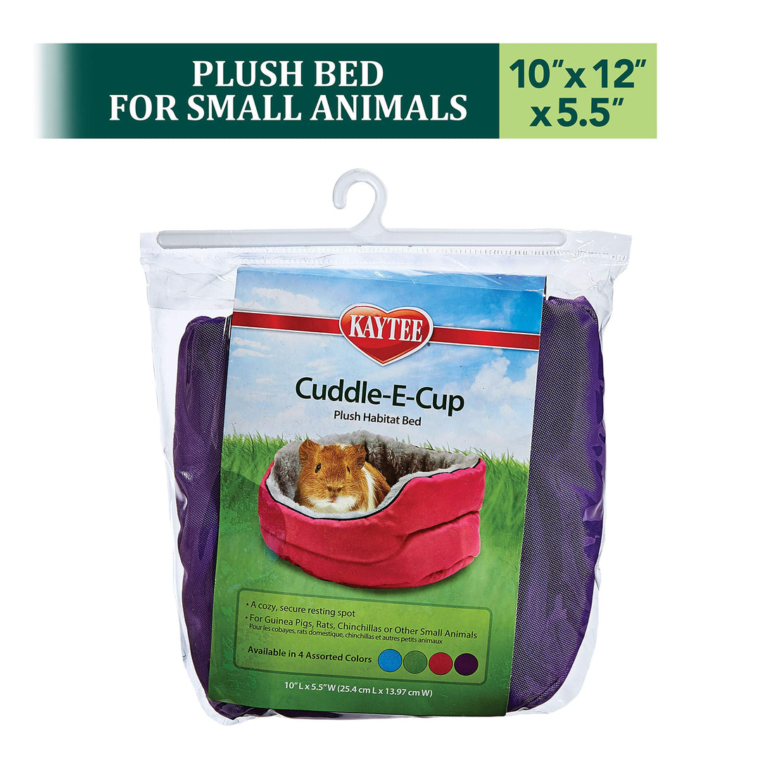 Super Sleeper Cuddle-E-Cup Bed for Pet Guinea Pigs, Rats, Chinchillas and Other Small Animals