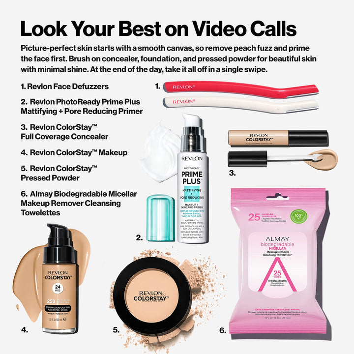 Revlon ColorStay Pressed Powder, Longwearing Oil Free, -Fragrance Free, Noncomedogenic Face Makeup, Natural Tan (330)