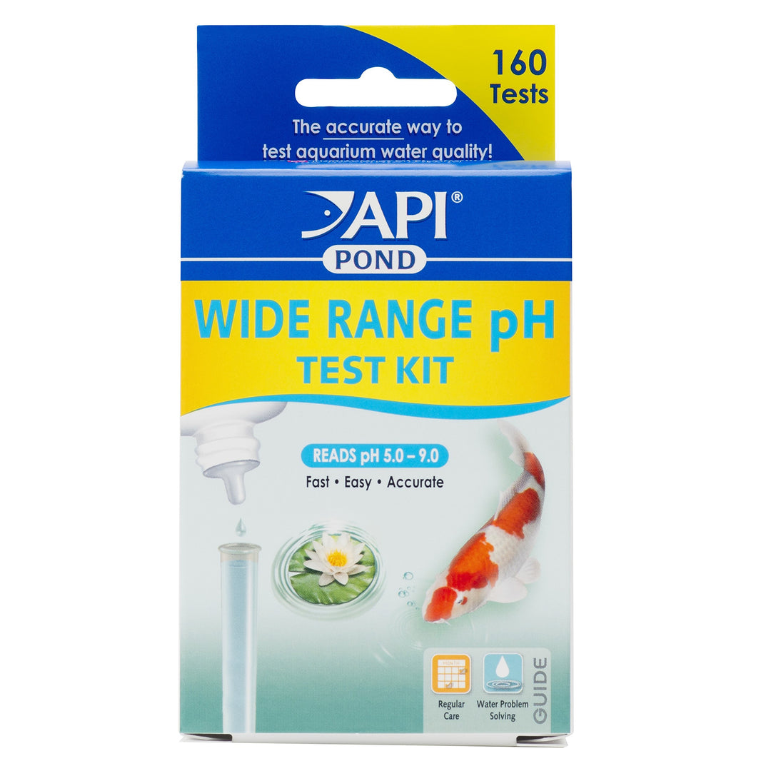 POND WIDE RANGE pH TEST KIT 160-Test Pond Water Test Kit