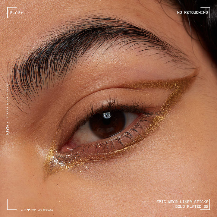 PROFESSIONAL MAKEUP Epic Wear Liner Stick, Long-Lasting Eyeliner Pencil - Gold Plated
