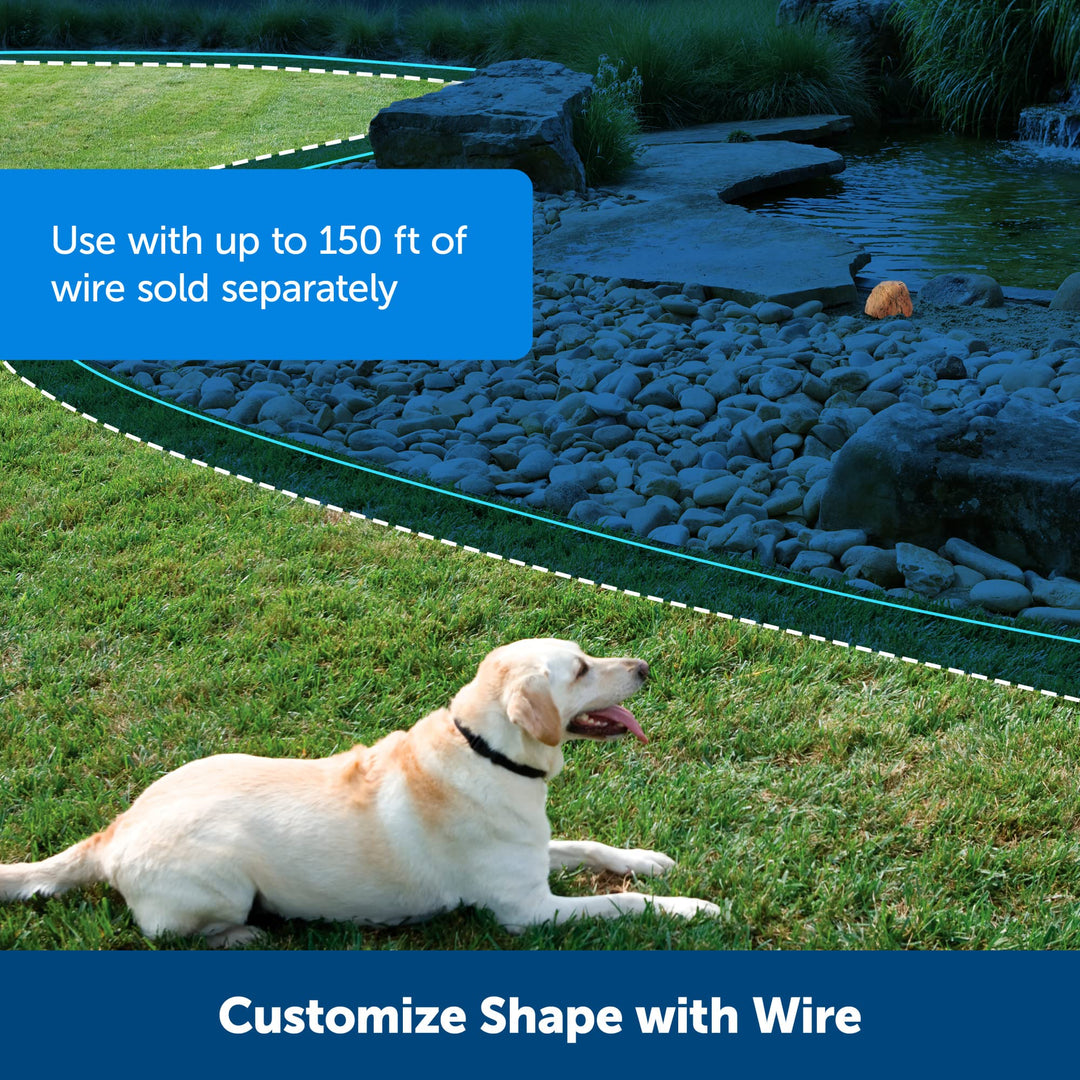 Pawz Away Outdoor Wireless Pet Barrier, Electric Training System for Cats and Dogs with Receiver Collar