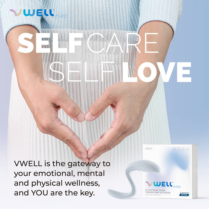 VWELL Arc Pelvic Floor Muscle Trigger Point Active Relaxer Tool Knot Scar Tissue Tender Point Myofascial Release Tightness Spasm Pain Relief for Women
