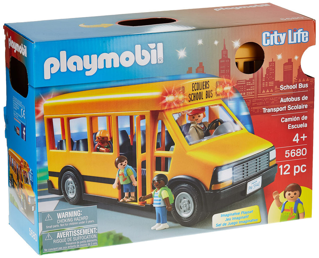 School Bus Vehicle Playset